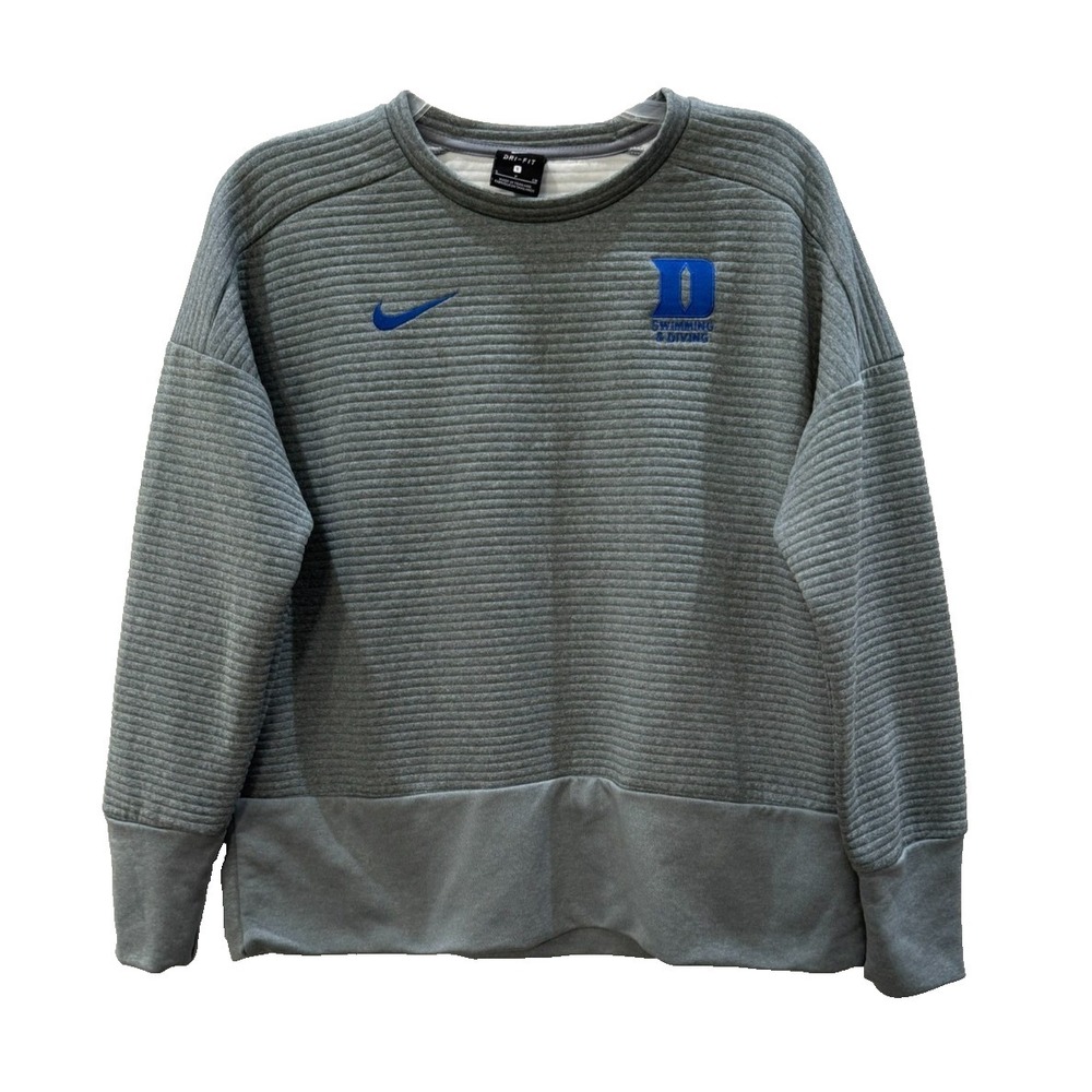Duke University Women's Swimming Diving‎ Nike Crewneck Sweatshirt Size Small